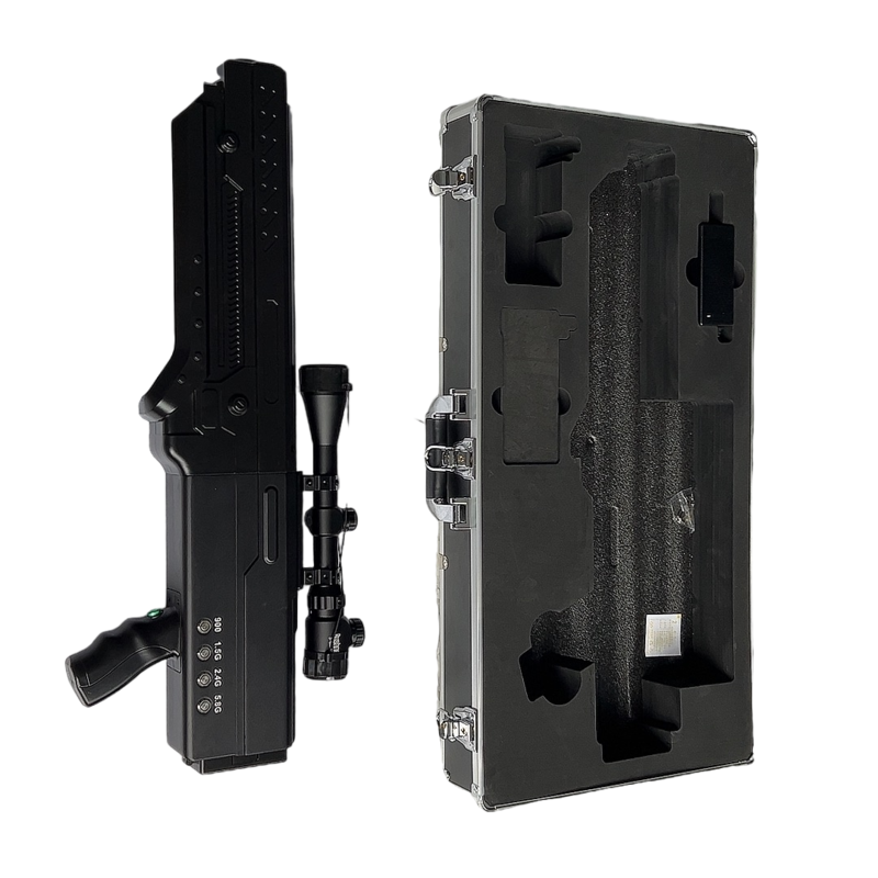  平罗手持便携式枪型低空防御反制四通道A型