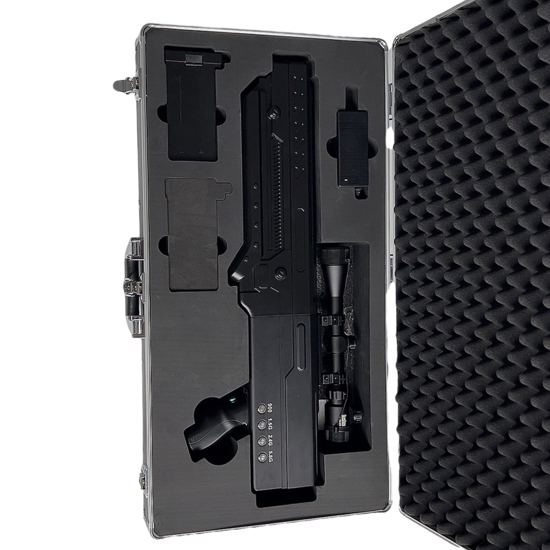  平罗手持便携式枪型低空防御反制四通道B型